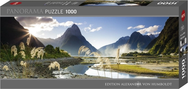 HEYE Puzzle panoramiczne Milford Sound, Nowa Zelandia 1000 elementów
