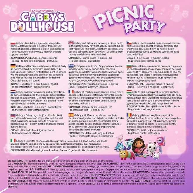 TREFL Gra Gábina magiczny domek: Piknikowa Impreza