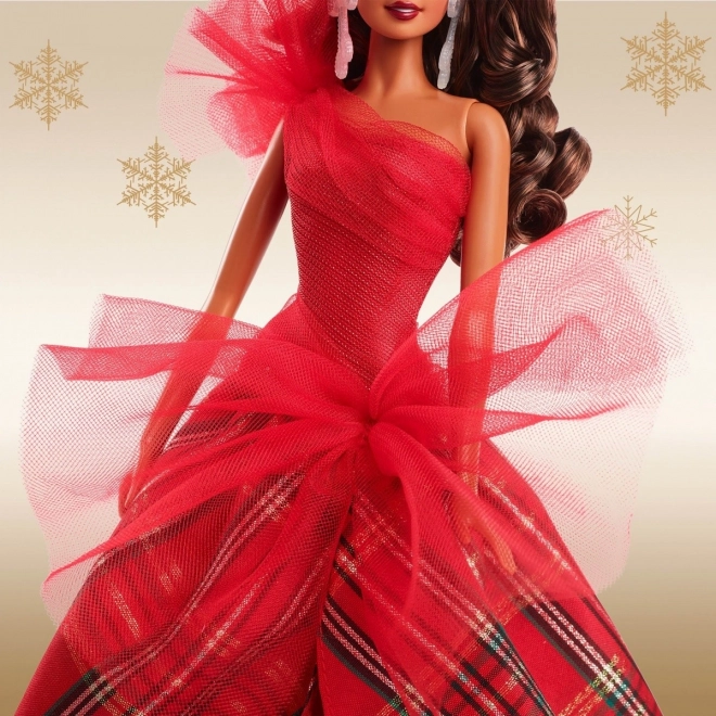 Brunetka Barbie na Święta