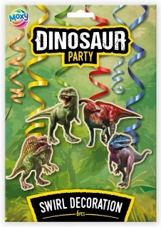 Zawieszana spiralna dekoracja Dino