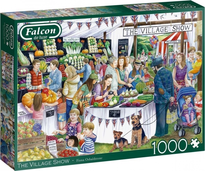 Puzzle Wystawa warzyw 1000 części
