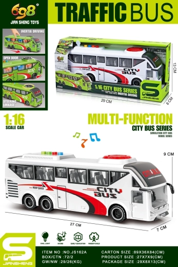 Biały autobus 1:16
