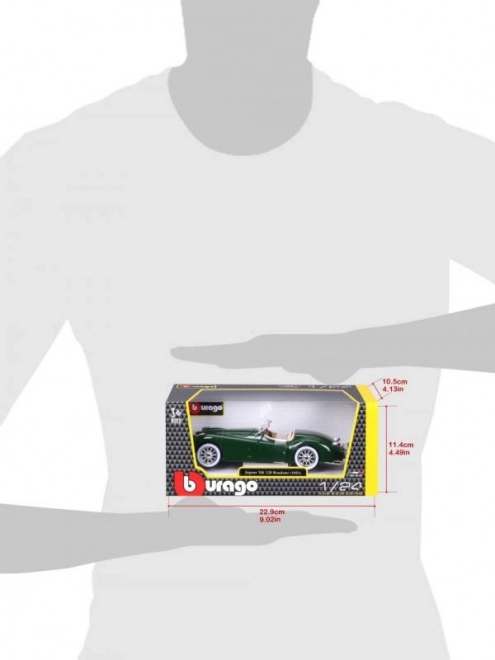 Bburago 1:24 Jaguar XK 120 Roadster (1951) zielony 18-22018