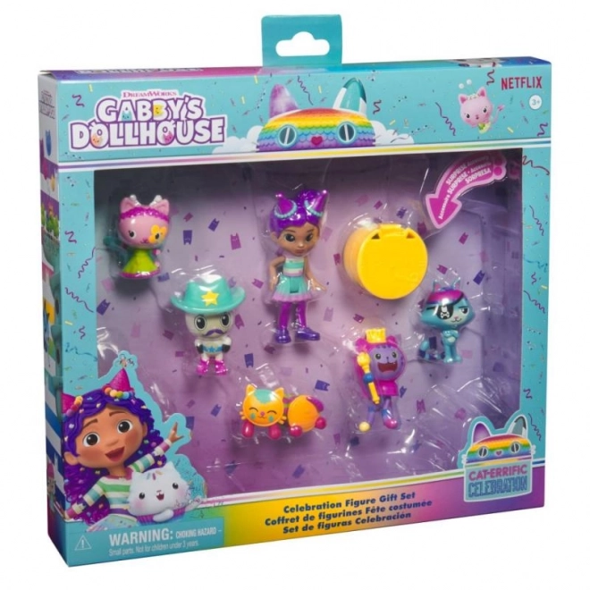 Zestaw upominkowy figurek kolekcjonerskich Magiczny domek Gabiny – Święto