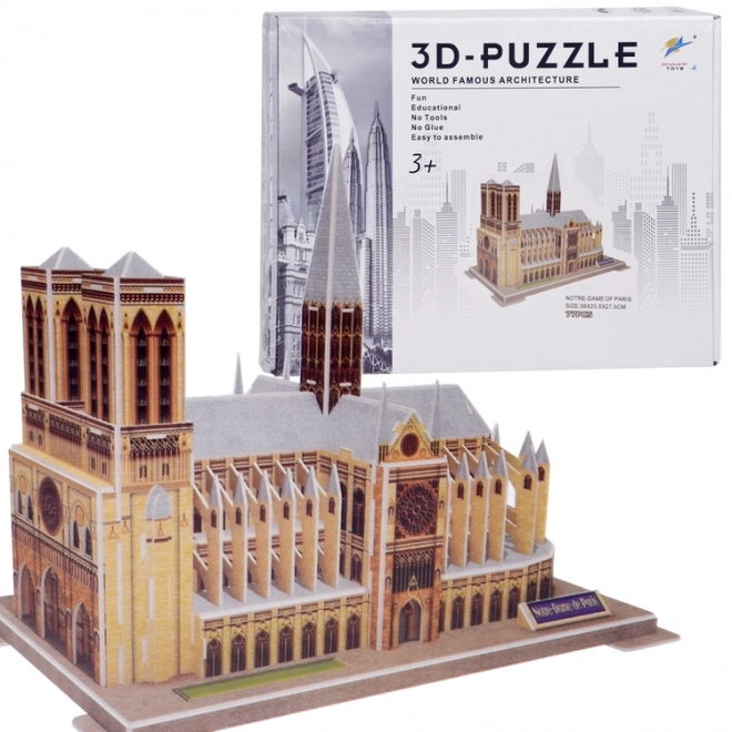 Puzzle 3D Katedra Notre-Dame w Paryżu
