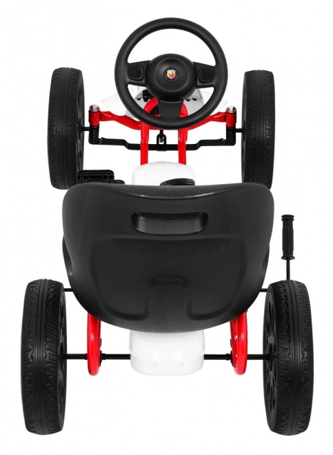 Gokart na pedały ABARTH biały