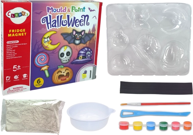 Zestaw do robienia halloweenowych magnesów dla majsterkowiczów