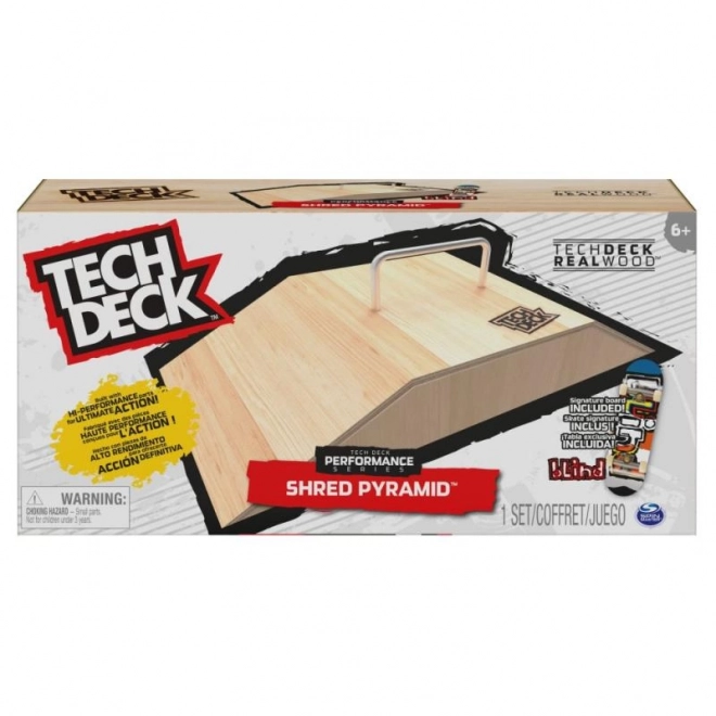 Tech Deck - drewniana rampa