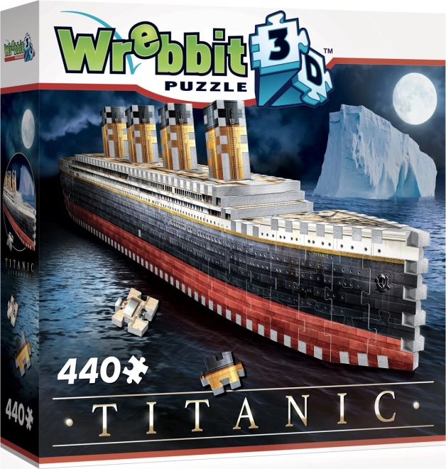 3D puzzle Titanic od Wrebbit, 440 elementów