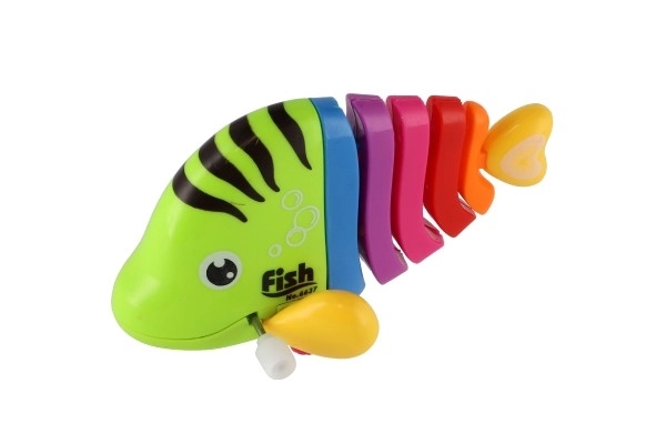 Rybka/Ryba na kluczyk plastikowa 11cm mix kolorów 14szt w pudełku