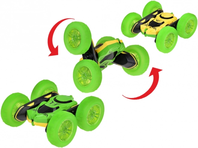 Cudowny samochód Stunt Car z kołami LED