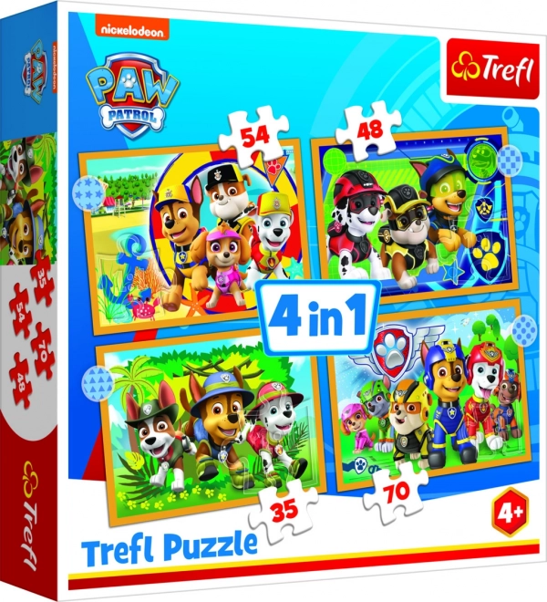 Puzzle Psi patrol wakacje