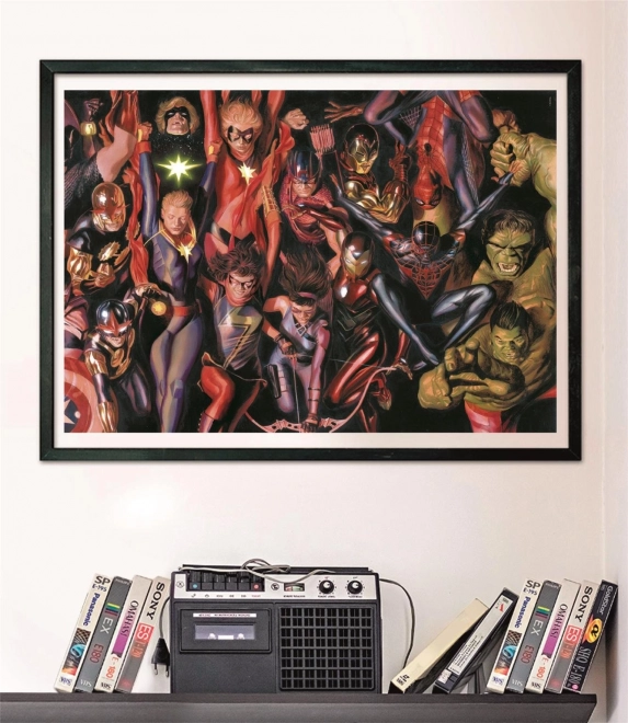 Puzzle 1000 elementów Marvel - kompaktowy