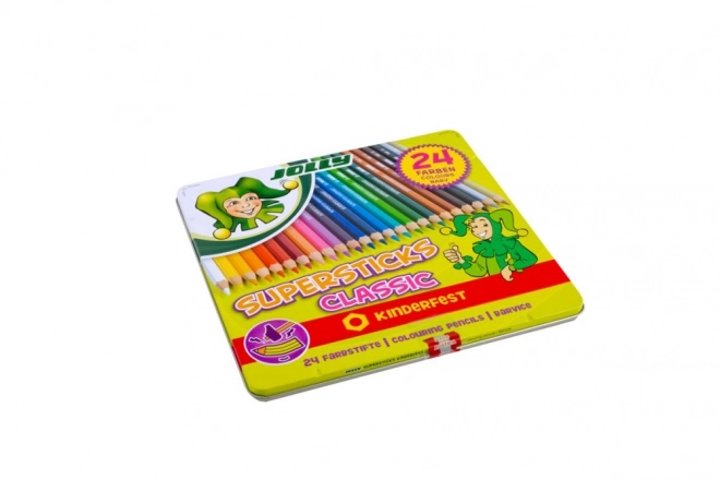 Supersticks 24 kolorów w metalowym pudełku