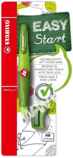 STABILO EASYergo ołówek dla praworęcznych 3,15 mm zielony