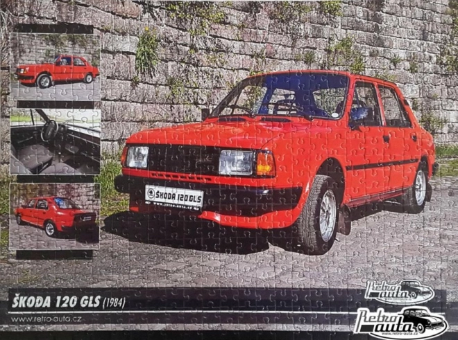 Puzzle Retro samochody Škoda 120 GLS (1984) 500 elementów