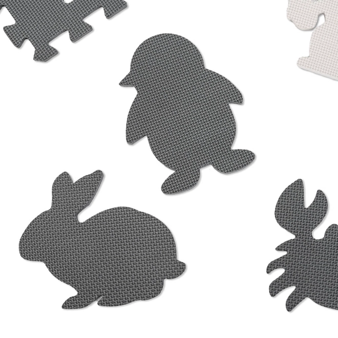 Kontrastowe piankowe puzzle ze zwierzętami - 9 sztuk