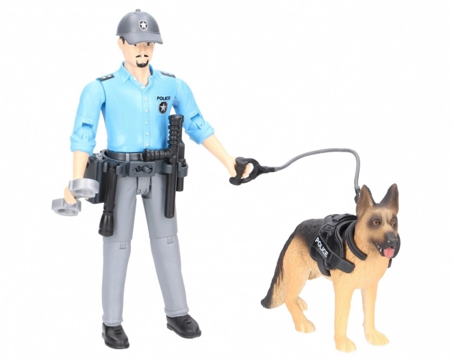 Bruder BWORLD Policjant z psem