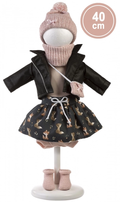 Llorens 540C CARLA - realistyczna lalka z miękkim materiałowym ciałem - 40 cm