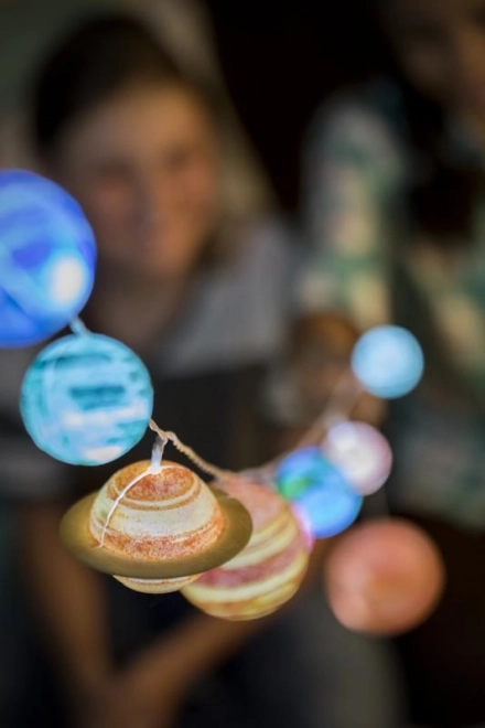 Świecące mini planetarium