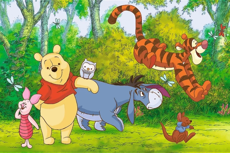Puzzle Kubuś Puchatek Smak miodu 60 elementów TREFL