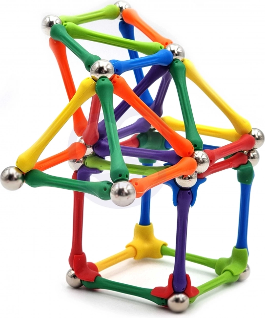Magnetyczne klocki konstrukcyjne Woopie Kreatywne puzzle 180 szt.