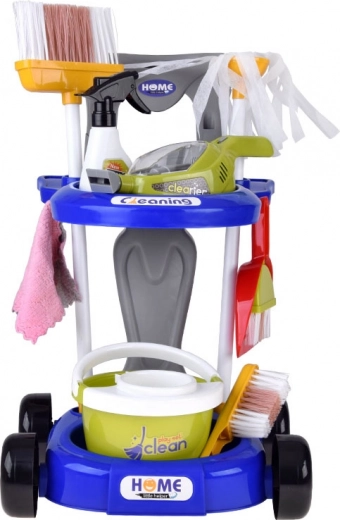 Przejrzysty wózek z uchwytami