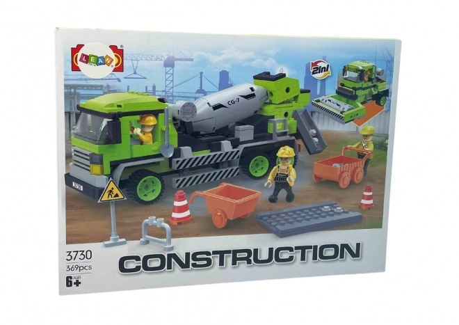 Duży zestaw cegieł - Walec betonu, 369 sztuk, Budownictwo