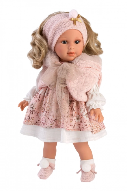 Realistyczna lalka Lucia 40 cm z miękkim materiałowym ciałem