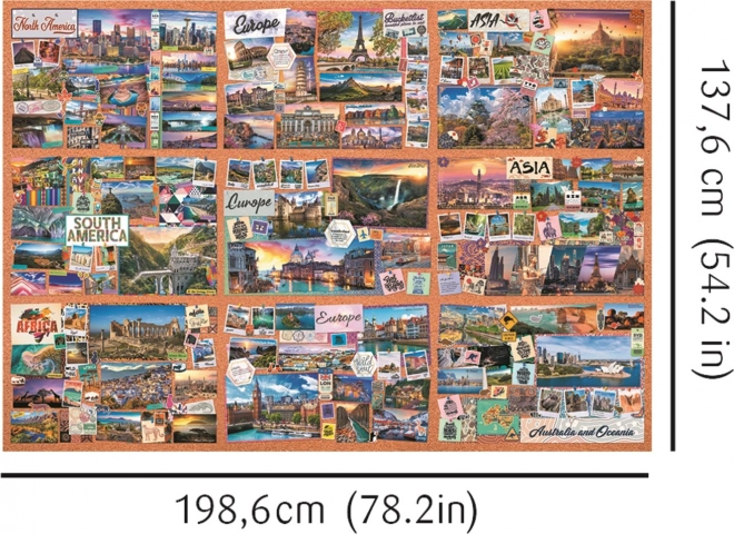 TREFL Puzzle UFT Podróż tysiąca mil 13500 elementów