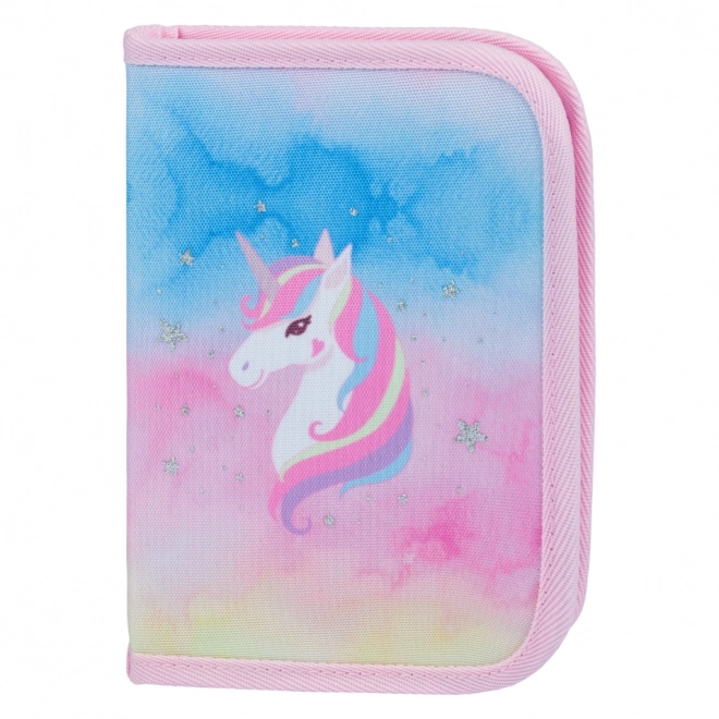 ZESTAW BAAGL 3 Airy Rainbow Unicorn: tornister, piórnik, worek