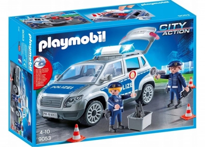 Zestaw figurek City 9053 Policyjny pojazd terenowy