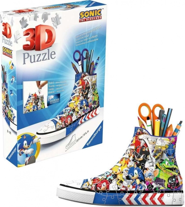Ravensburger 3D puzzle sneaker Jeż Sonic 112 części