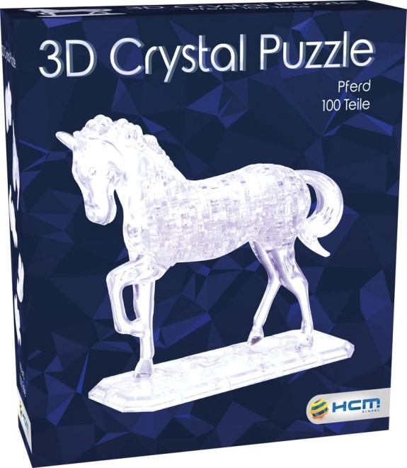 Układanka 3D Crystal puzzle Koń 100 elementów