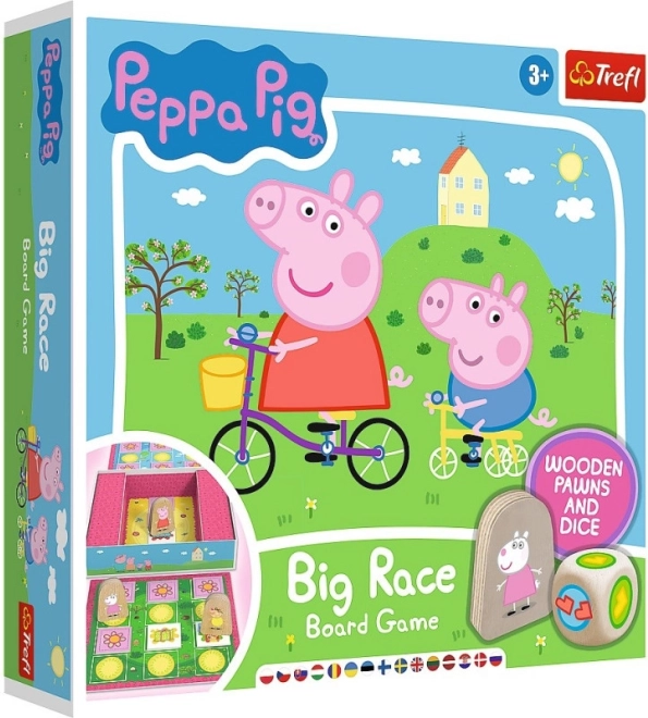 Gra planszowa Big Race Świnka Peppa od Trefl