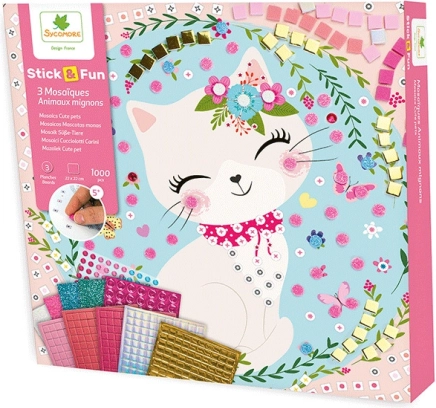 Stick & Fun mozaika – domowi pupile