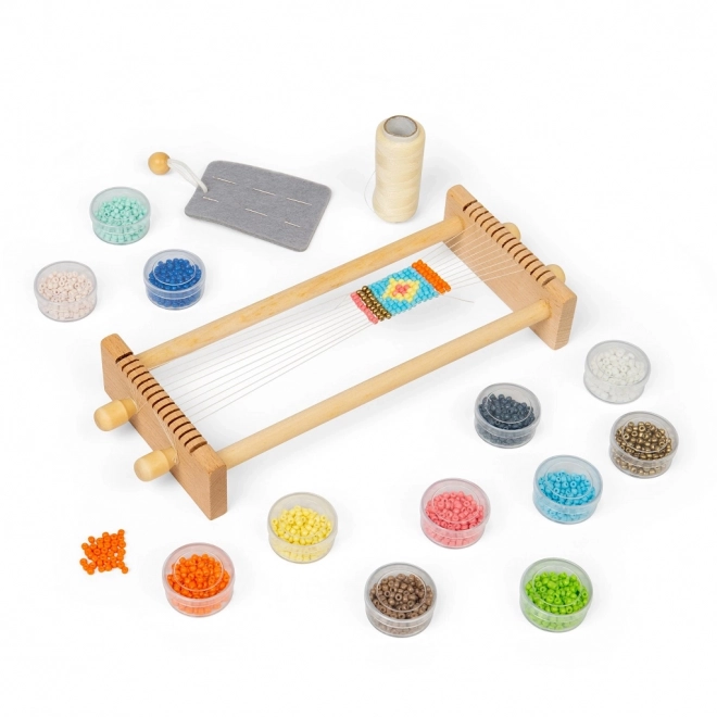 Dziecięcy krosno do koralików Bigjigs Toys
