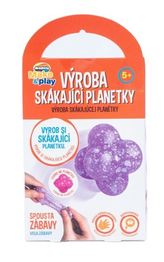 Produkcja skaczącej kulki fioletowej