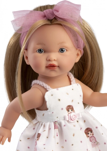 Realistyczna lalka Llorens Valeria z całkowicie winylowym ciałem - 28 cm