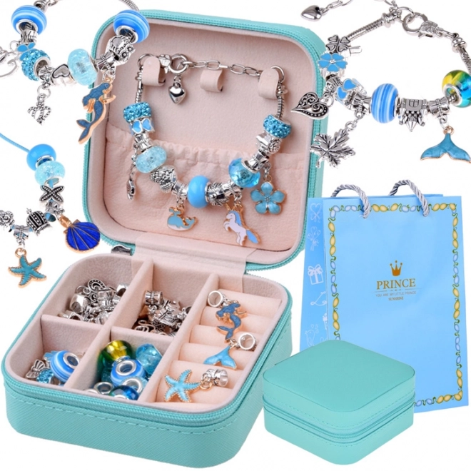 Korale w trumnie zawieszki DIY bransoletka ZA5207