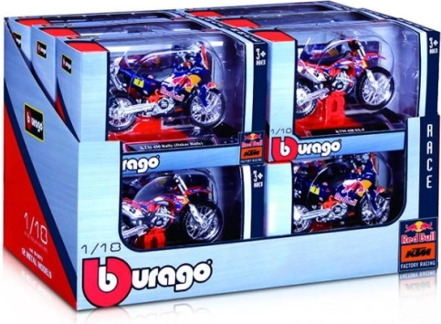 Motocykl Bburago Red Bull 1:18 metalowy model