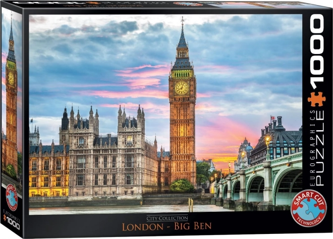 EUROGRAPHICS Puzzle Londyn - Big Ben 1000 elementów
