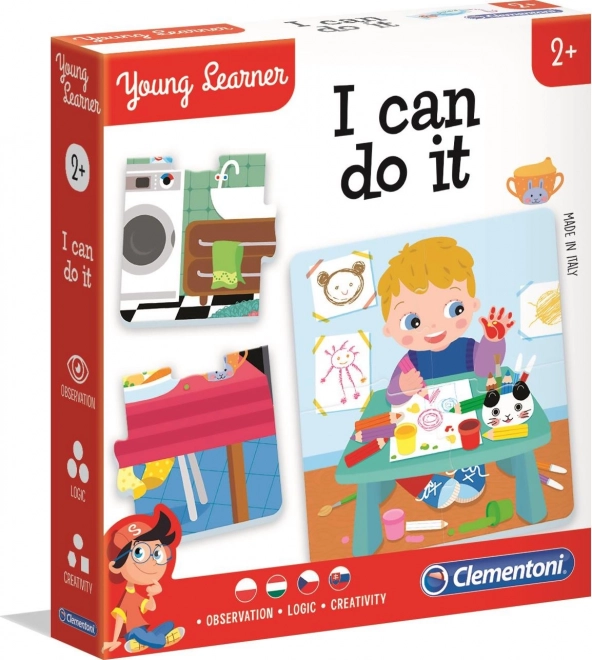 Clementoni Young Learner: Dam radę – puzzle dla dzieci 6×4 elementy