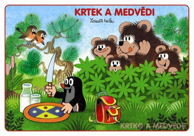 Kolorowanki Krecik i misie
