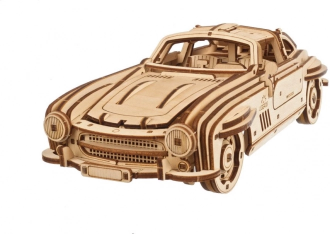 Ugears 3D drewniane mechaniczne puzzle Auto Winged Sports Coupe