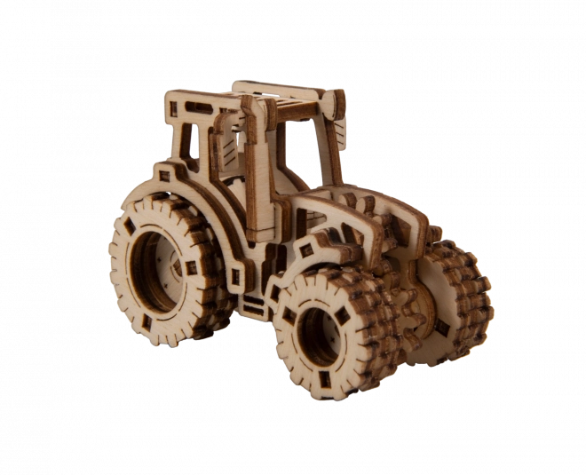 Drewniane Miasto 3D puzzle Superszybki Traktor
