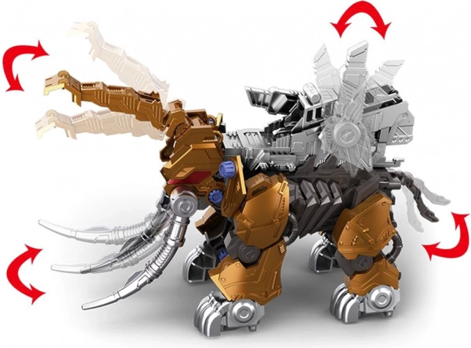 Ruchomy bioniczny mamut