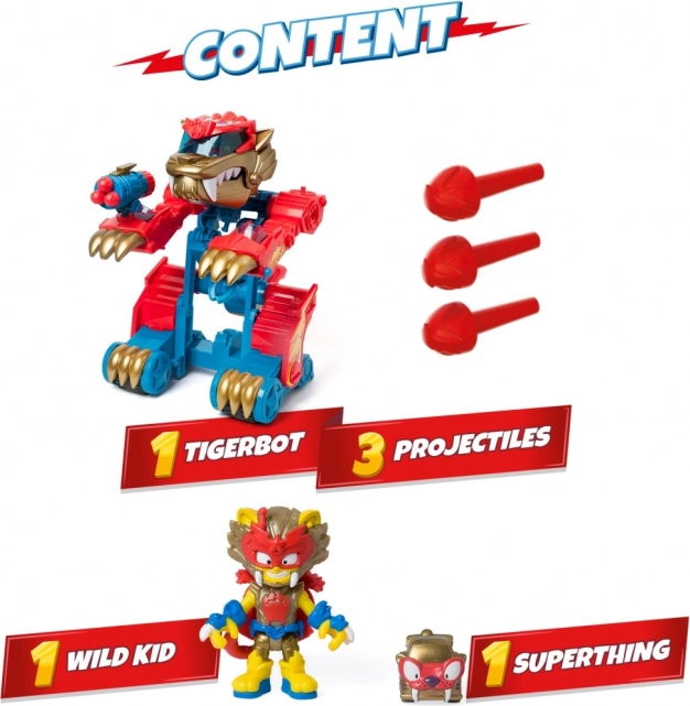 Zestaw do gry SuperThings Wild Tigerbot