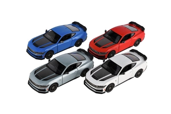 Auto Kinsmart 2024 Ford Mustang Dark Horse 1:38 metal/plastik 12,5cm 4 kolory na bieg wsteczny 12szt w pudełku