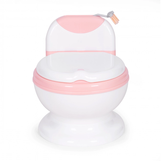 Nocnik toaletowy z wyjmowaną wkładką, zamkniętą deską do sedesu dziecięcego i szczotką ECOTOYS
